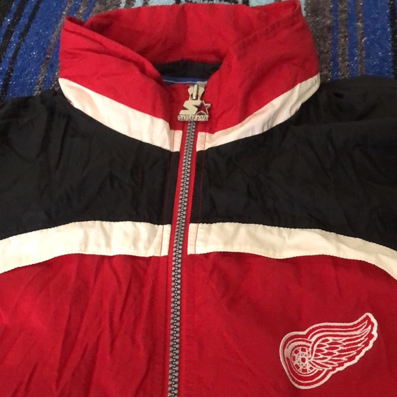Vintage 90s NHL Detroit Red Wings Starter Jacket - Picture 2 of 12